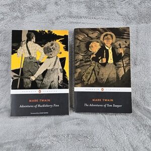 Mark Twain, The Adventures of Tom Sawyer, Adventure Of Huckleberry Finn EUC
